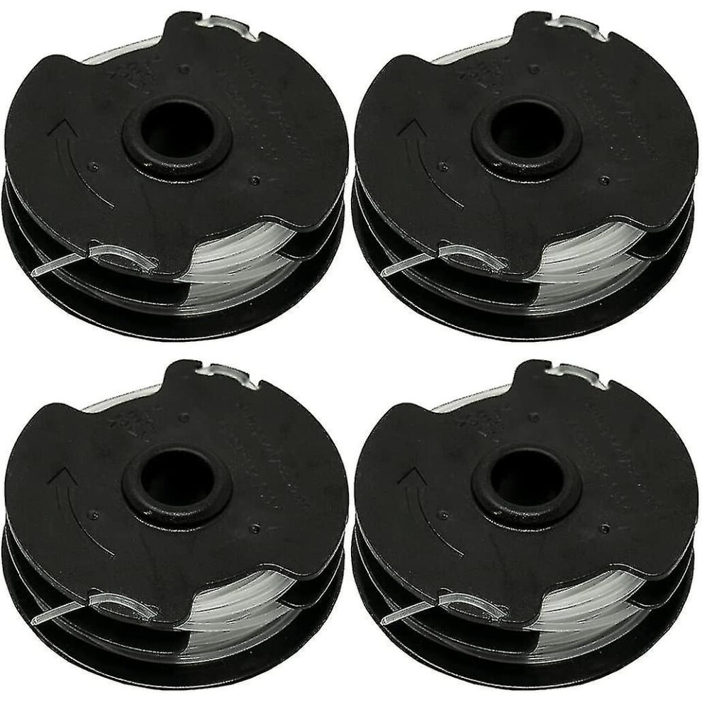 Set Of 4 Replacement Spools For Parkside Prta 20-li C3 Ian351753 Cordless Brushcutterbebetter