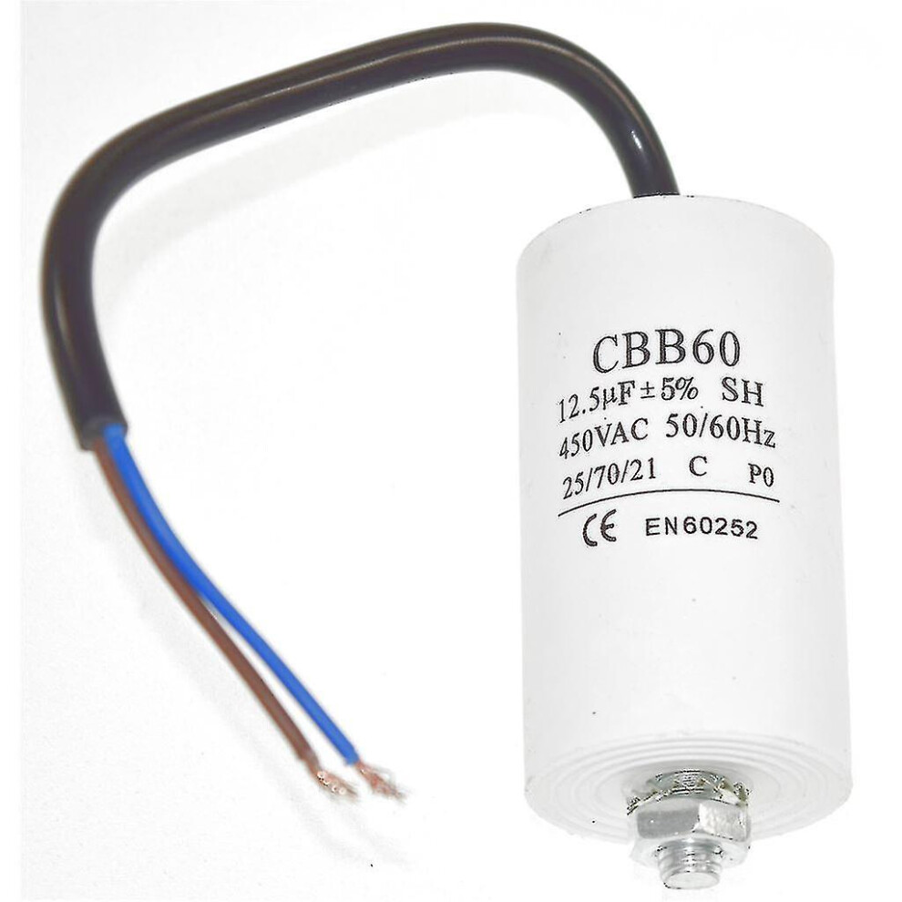 Universal 12.5Uf Capacitor With 18Cm Cable Connectors 9408999068741