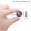 2-Pack Motorcycle Clock, Universal Digital Waterproof and Shockproof Stick On Motorcycle Clock, Stick On Digital Clock 3