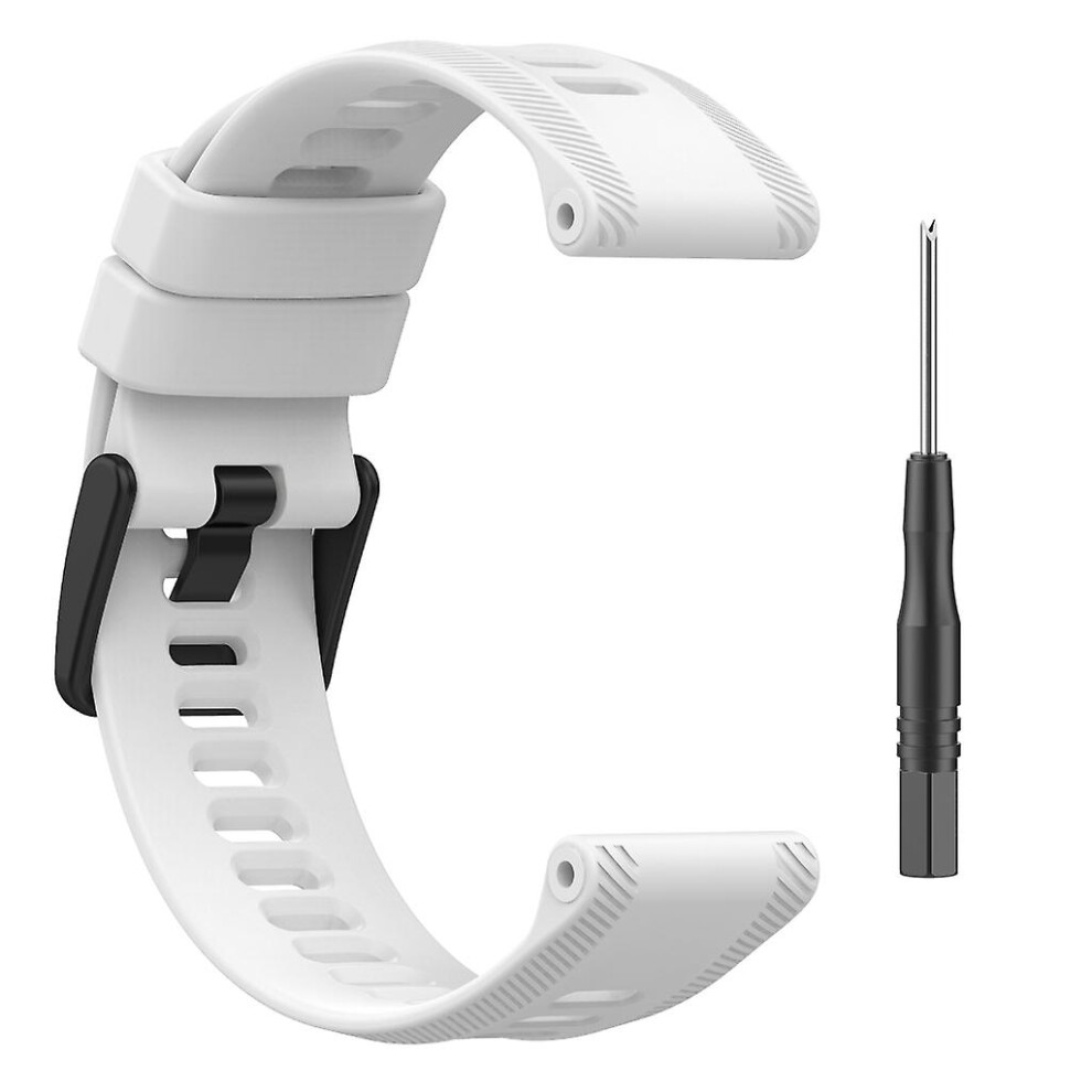 (White) Silicone Strap Fit For Forerunner 965 Belt Fashion Band Bracelet Sport Wristband White 3010291708858