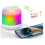 Chronus Bluetooth Speaker with Night Light and Wireless Charger, Touch Control Bedside Lamp Dimmable, Multi-Color Changing Bluetooth Speakers Table 1