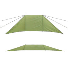 (177.2IN) Portable Windbreaker Lightweight 3 Panel Wind Screen Camping Garden Beach Wind Break,windbreak For Outdoor Beach Camping