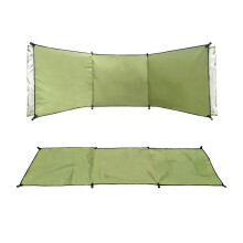 (94.8IN) Portable Windbreaker Lightweight 3 Panel Wind Screen Camping Garden Beach Wind Break,windbreak For Outdoor Beach Camping