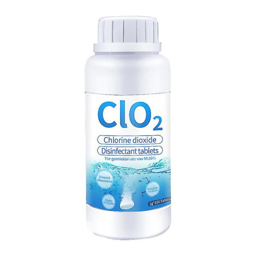 1tablet = 1l Disinfectant 100/200pcs Clo2 Chlorine Dioxide Effervescent