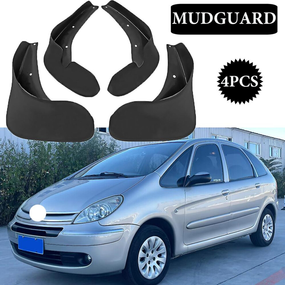 High Quality Car Mud Flaps For Citroen Xsara Picasso 2000-2012 Splash Guards Mudflaps Fender Front Rear Mud Flap Mudguards 3010291723035