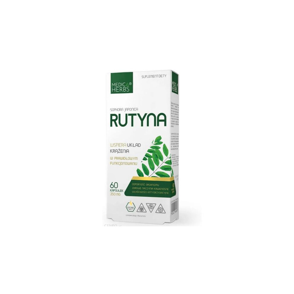 Medica Herbs Rutyna Naczynia krwionosne 60 kap circulatory system supplement