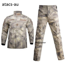(atacs au, M) 13 Color Tactical Uniform Shirt   Pants Camo Camouflage Combat Uniform Men's Clothing Suit Airsoft Hunting Cs Game