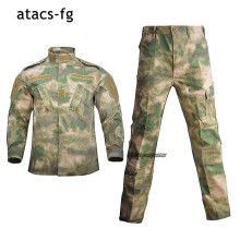 (atacs fg, M) 13 Color Tactical Uniform Shirt   Pants Camo Camouflage Combat Uniform Men's Clothing Suit Airsoft Hunting Cs Game