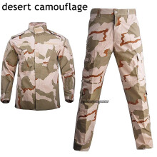 (three sand, M) 13 Color Tactical Uniform Shirt   Pants Camo Camouflage Combat Uniform Men's Clothing Suit Airsoft Hunting Cs Game