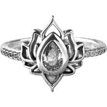 Dainty Stackable Rings For Women Teens Girls With Lotus-shaped Jewelry Gift Ring Enhancers Bridal Sets Statement Aesthetic Rings Cute Trendy Simulated