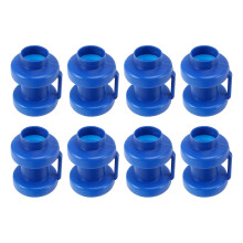 8pcs Trampoline Enclosure Pole Cap Plastic Trampoline Pole Caps Replacement Mini Trampoline Leg Cap