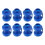 8pcs Trampoline Enclosure Pole Cap Plastic Trampoline Pole Caps Replacement Mini Trampoline Leg Cap 1
