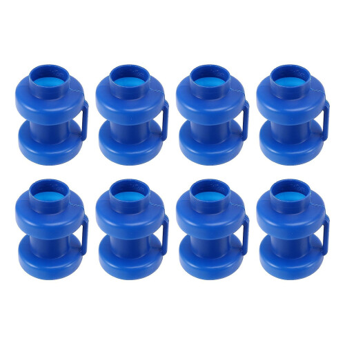 8pcs Trampoline Enclosure Pole Cap Plastic Trampoline Pole Caps Replacement Mini Trampoline Leg Cap