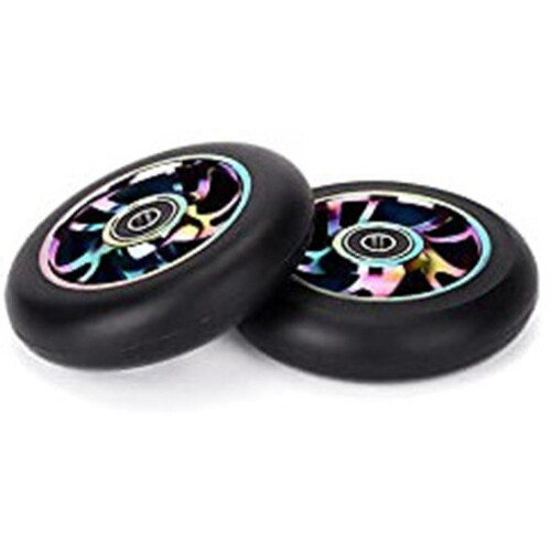 2 Pcs 100mm Scooter Replacement Wheels With Bearing Stunt Scooter 2