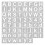 Letter and Number Stencils Reusable Washable Alphabet Stencils Environmentfriendly 5