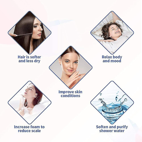 Eco-friendly Shower Head With Pp Cotton Filter, Additional Filter Stones, Spare 2