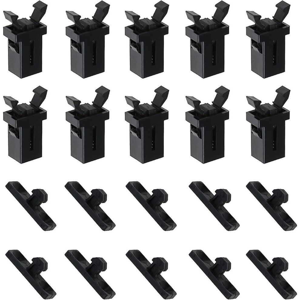 10 Pairs Replacement Plastic Touch Lid Trash Can Latch Lock Compatible with Eph