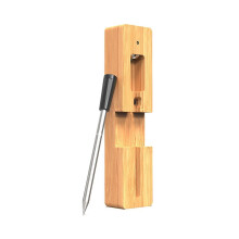 Bluetooth Oven Bbq Grill Meat Thermometer Wireless Digital Probe Kitchen Tool Barbecue Accessories With Wooden Box