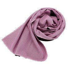 (Pink) Outdoor Portable Sports Gym Yoga Golf Quick Dry Instant Ice Cold Cooling Towel City