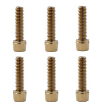 (M5 gold) M5/6x20mm Bicycle-handlebar Screws Road Bike Stem Bolts For Bicycle-stem Parts