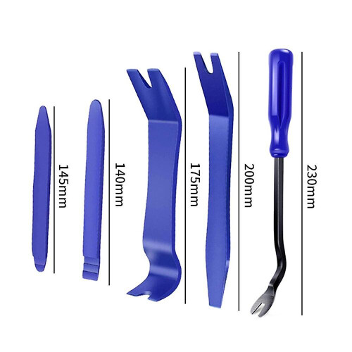 5pcs Car Trim Removal Tool Set Door Panel Fastener Auto Dashboard Audio Tool Kit 2