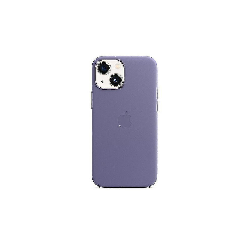 (Wisteria) Leather Phone Case For Iphone 13 Mini Leather Case With Magsafe