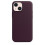 (Dark Cherry) Leather Phone Case For Iphone 13 Mini Leather Case With Magsafe 1