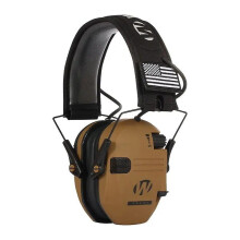 (Brown) Active Shooting Earmuffs with Electronic Hearing Protection