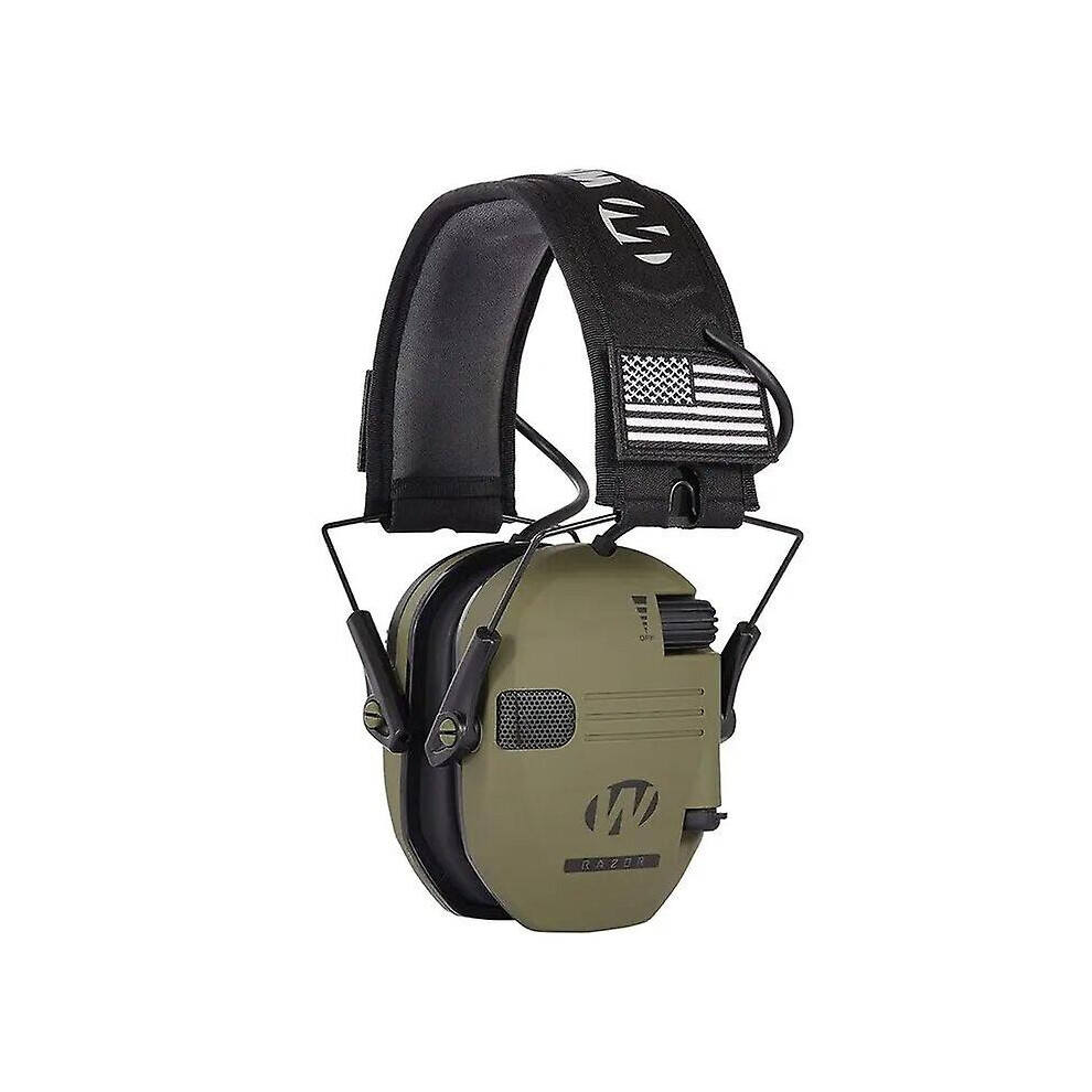 (Green) Active Shooting Earmuffs With Electronic Hearing Protection Green