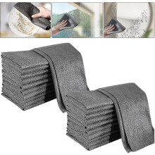(10Pcs, 30 x 30 cm) Thickened Magic Cleaning Cloth, Microfiber Glass Cleaning Cloth Rags, Reusable Cleaning Cloths
