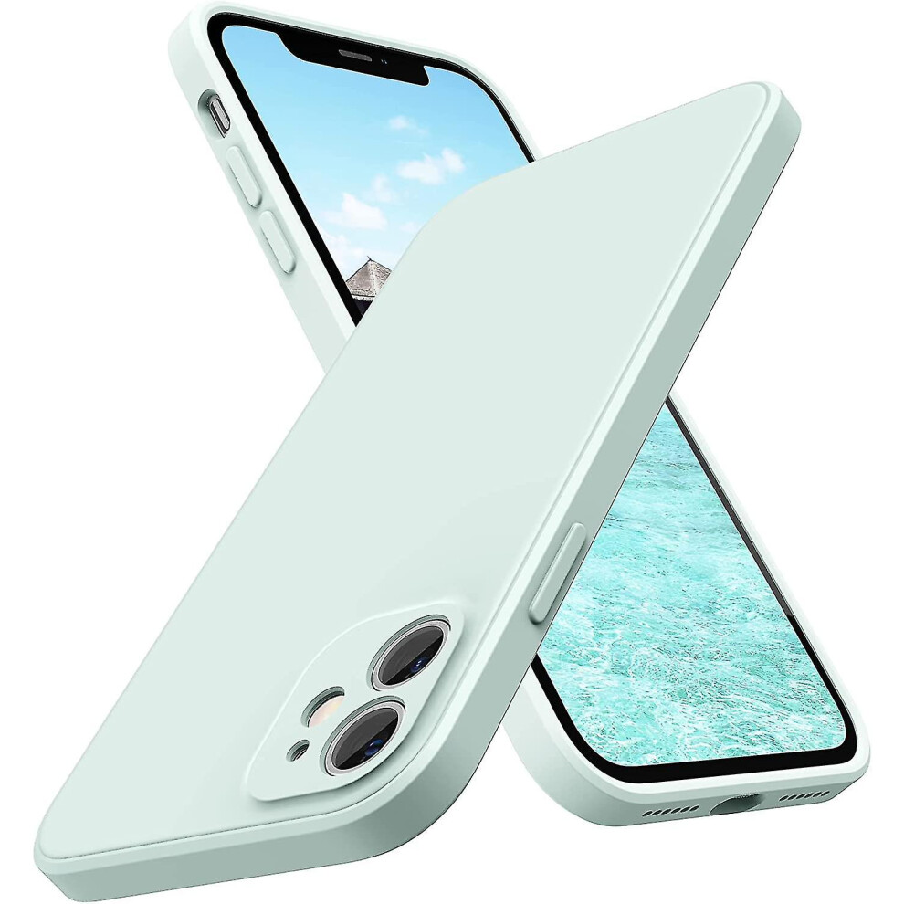 Case Compatible With Iphone 11 Case Silicone, Iphone 11 Case 6.1 Inch Flat Edge Silicone Cell Phone Case For Iphone 11 6.1 Inch Silicone Slim Thin Pro 4814699100776