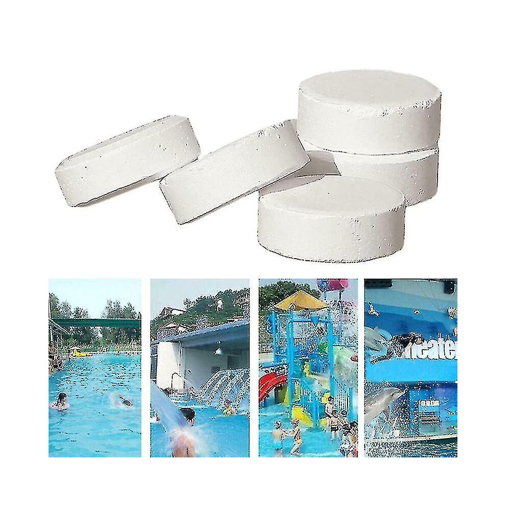 (100Pcs 1Box) 100/200/300pcs Chlorine Tablets Multifunction Instant Disinfection For Swimming Pool Tub Spa F