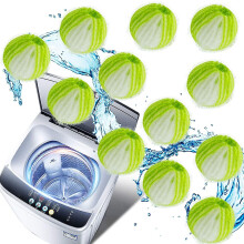 12pcs Pet Hair Remover For Laundry (color Random)