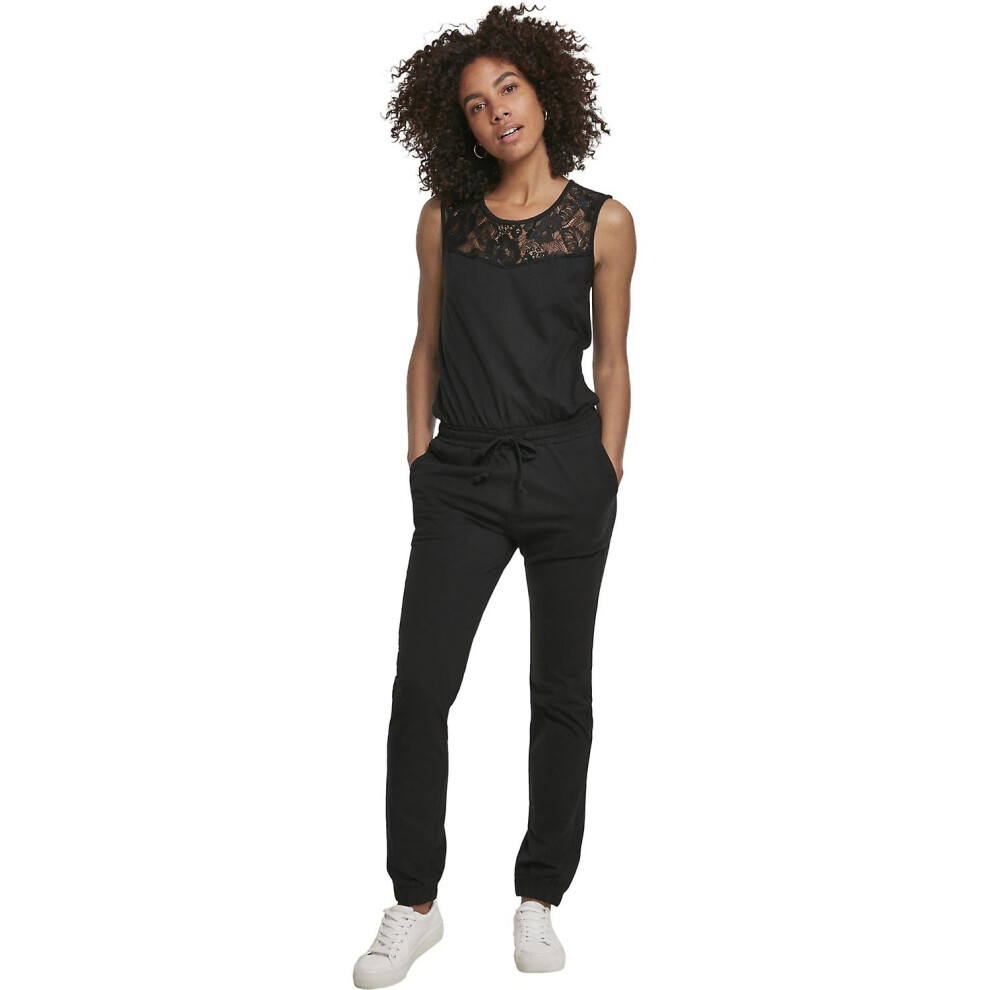 (XL) Urban Classics Ladies - Lace Lace Jumpsuit Black-image-OPC-PDWRVX7-NEW