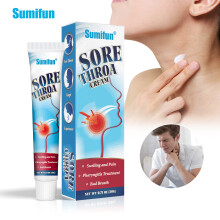 Sore throat ointment, tonsils, dry itchy throat and discomfort