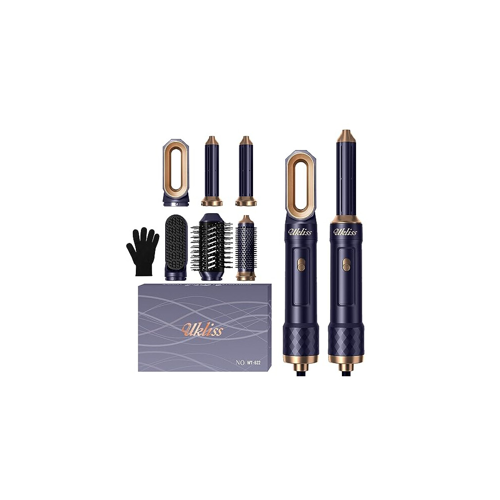 Ukliss 6 In 1 Air Styler, 2024 New Update 6 In 1 Hot Air Brush With Hair Dryer Brush, Massage Hot Air Brush, Hairdryer, Hair Straightening Brush, Blow Dryer