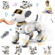 Remote Control Robot Dog Toy for Kids - Interactive Touch & Follow 17 Functions Robot Dog