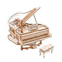 Magic Piano Puzzle Model kits For Adults to Build-3D Wooden Puzzle-Home Desk Decoration Gift For Teens and Adults(AMK81)