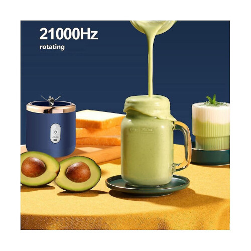 6 Blades Portable Blender Fruit Blender Automatic Usb Smoothie Blender Ice Crush Cup Mini Electric 2