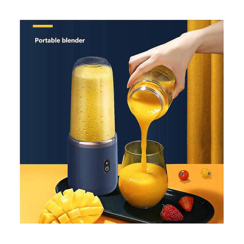 6 Blades Portable Blender Fruit Blender Automatic Usb Smoothie Blender Ice Crush Cup Mini Electric 1