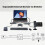 USB-C Bidirectional Switcher USB C Switcher 2 Computers USB C KVM Switch 8K@60Hz Support HDR 10Gbps 5