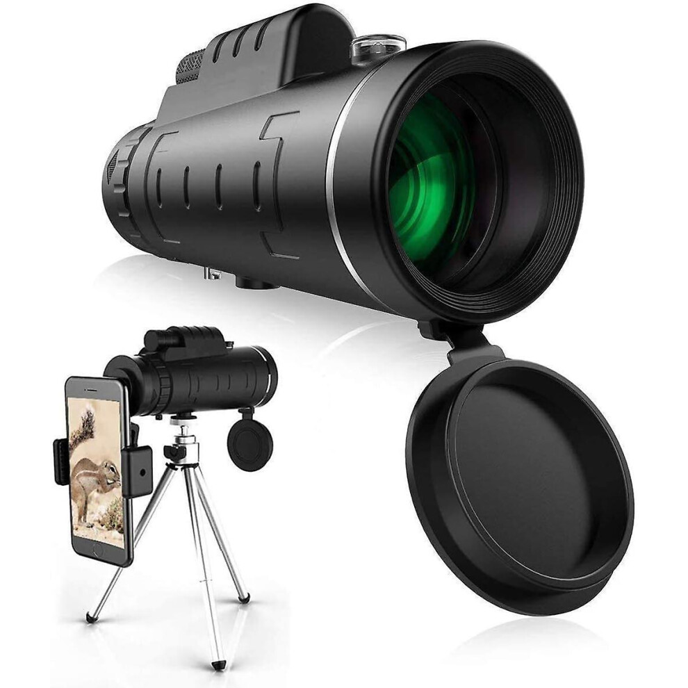 2024, Monocular Telescope, 40x60 High Power HD Zoom Monocular for Adults Kids, Night Vision Waterproof