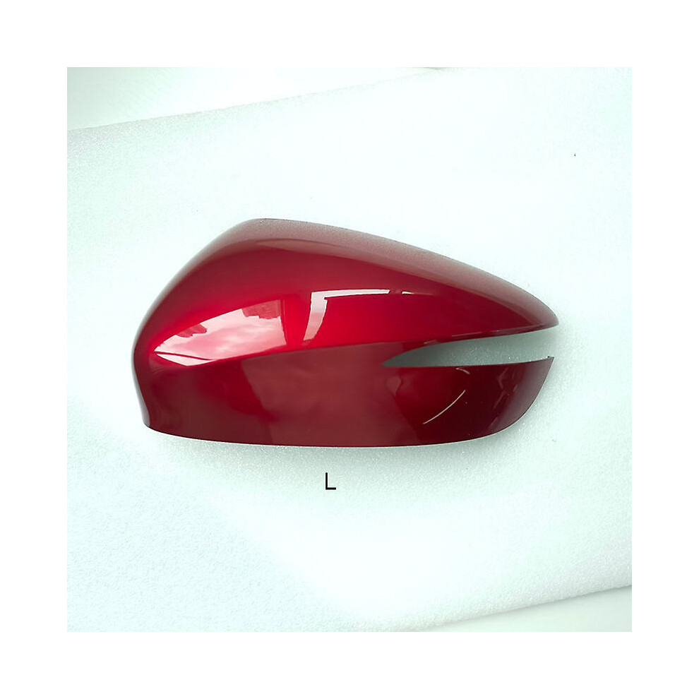 (L Red) Accessories For Car Mazda Cx3 Cx-3 2013-2022 Rearview Mirror Cover Lid Case Shell