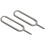 2x Metal Sim Card Removal Tool Pin Ejector Pack Key Needle Opener Universal Smartphone Compatibility 1