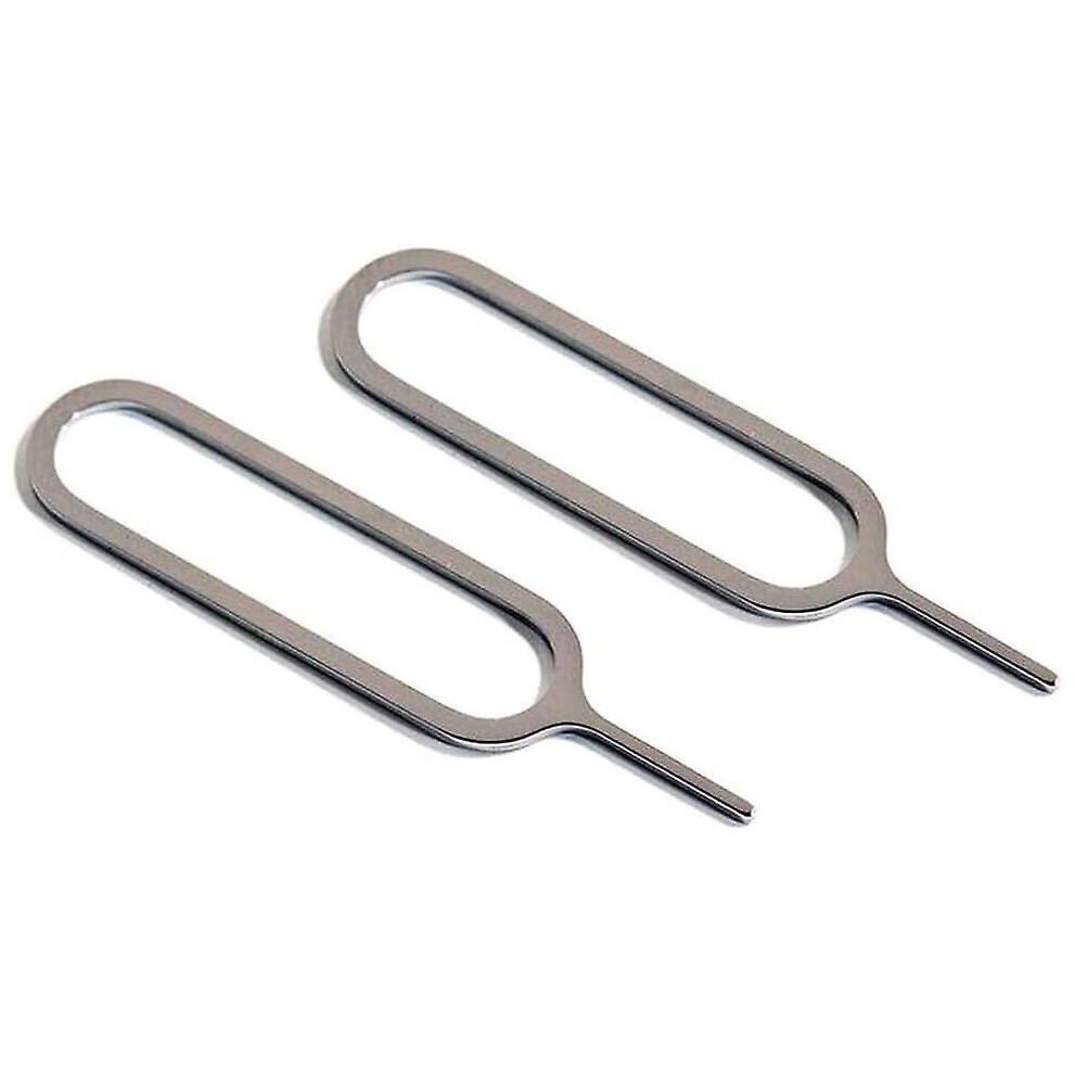 2X Metal Sim Card Removal Tool Pin Ejector Pack Key Needle Opener Universal Smartphone Compatibility 4814699117439