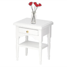 Bedside Mini Wooden Bedroom Table With 1 Drawer-hhny