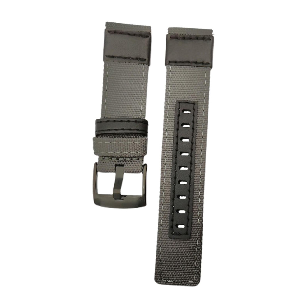 (, 20 Mm) Watch Bracelet Thickened Strong Toughness Quick Release 20Mm/22Mm Universal Nylon Wristwatch Strap Compatible Samsung S3/S2 Grey 3010291804901