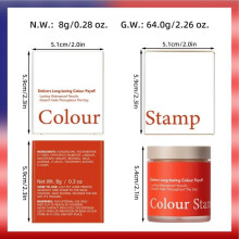 Trump Color Stamp Red Trump Portrait Stamp For Face Waterproof & Sweat-proof Color Face Paint 2024 U.S. Presidential Campaign
