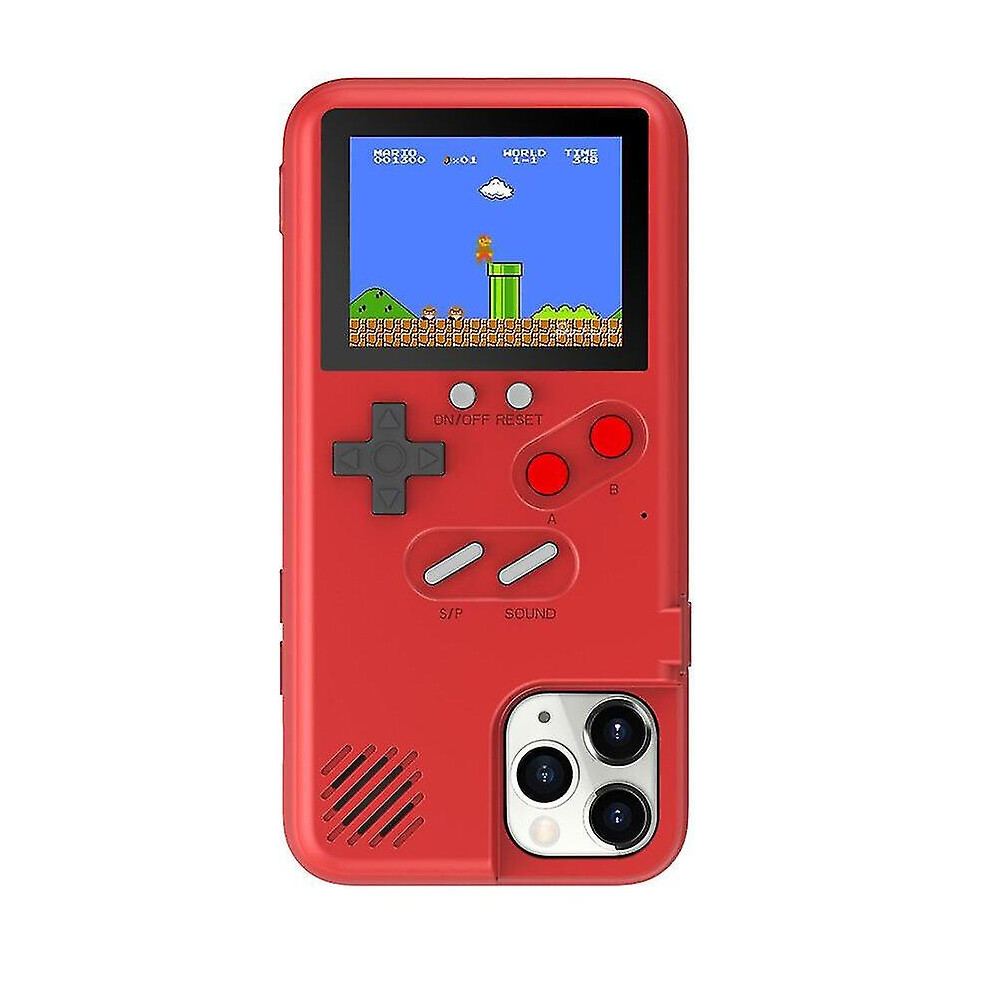 (, For Iphone 13 Pro) Playable Gameboy Case For Iphone 13 12 11 Pro Max Plus Retro Game Console Cover Red 3010291807322