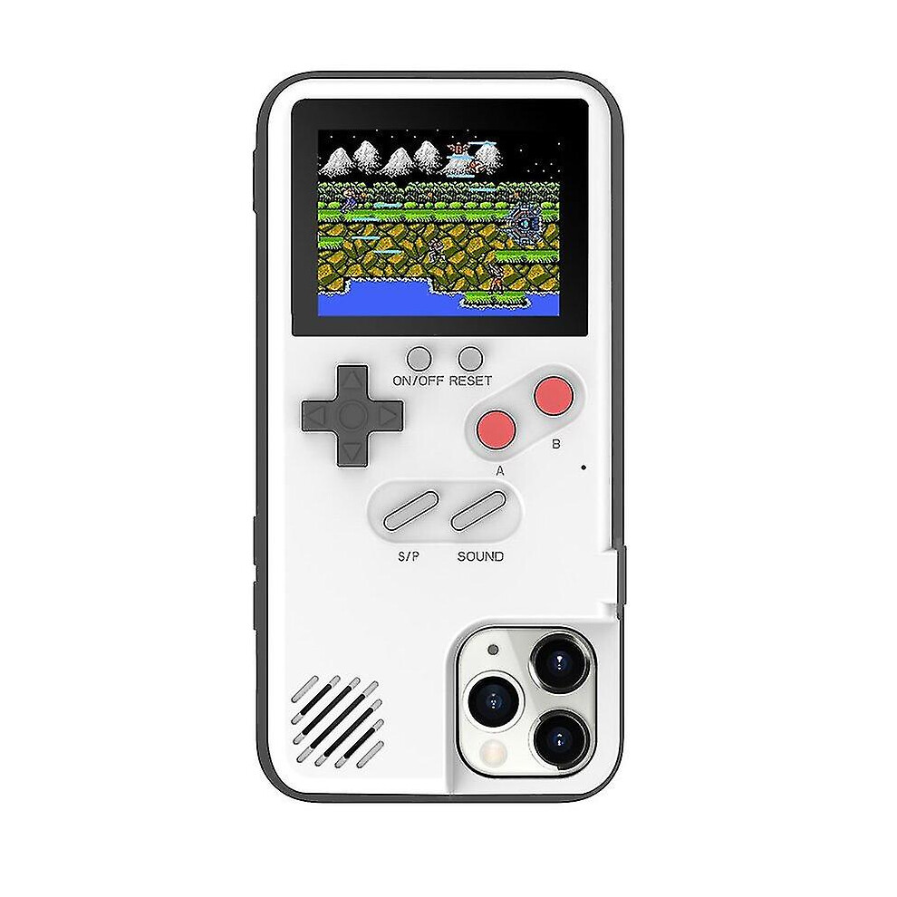 (, For Iphone 13 Pro) Playable Gameboy Case For Iphone 13 12 11 Pro Max Plus Retro Game Console Cover White 3010291807520